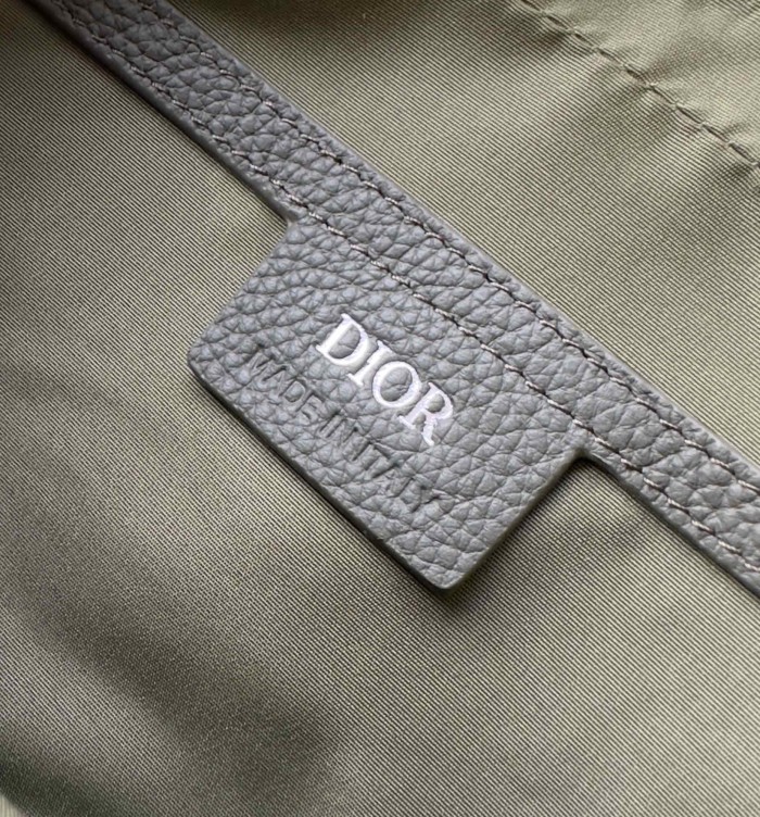 NIGO Dior Men's Rider 2.0 Zipperd Messenger Bag Logo Printed Cowhide Casual Solid Color Shoulder Bag #nigo71821