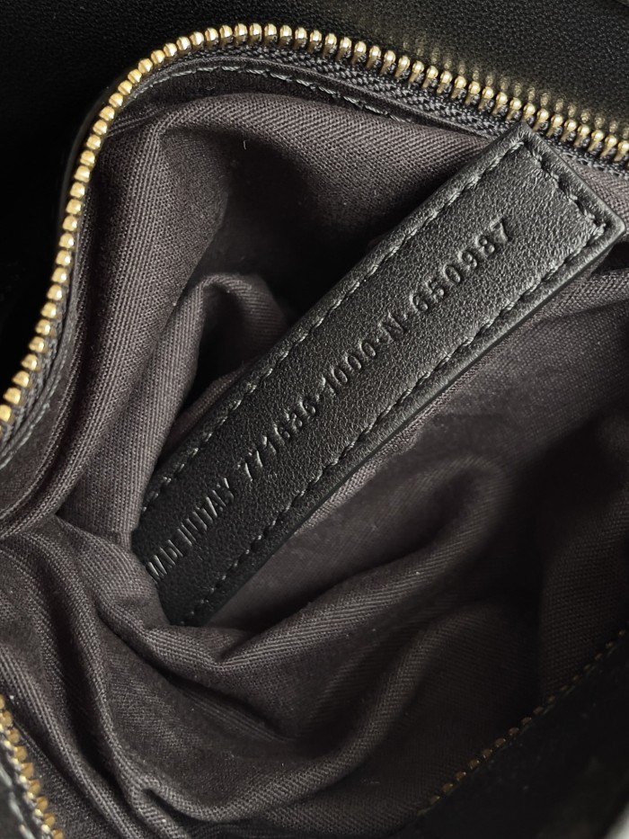 NIGO Balenciaga Locker Women's Solid Color Monogrammed Logo Lock Closure Grained Cowhide Leather Shoulder Tote Bag Bags #nigo74928