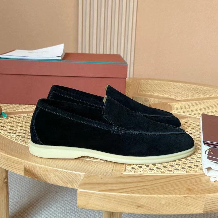 NIGO Loro Piana Men's Spring/Summer Solid Color Suede Leather Loafers Shoes #nigo74937