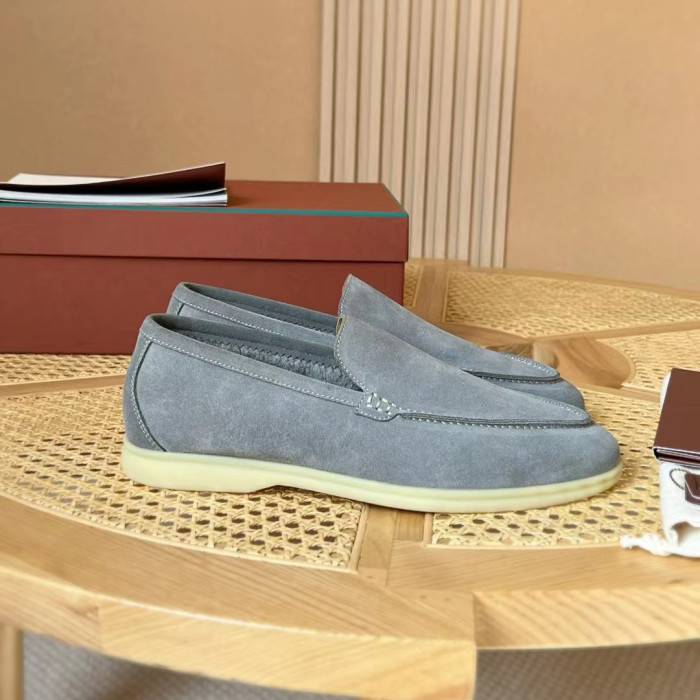 NIGO Loro Piana Men's Spring/Summer Solid Color Suede Leather Loafers Shoes #nigo74937