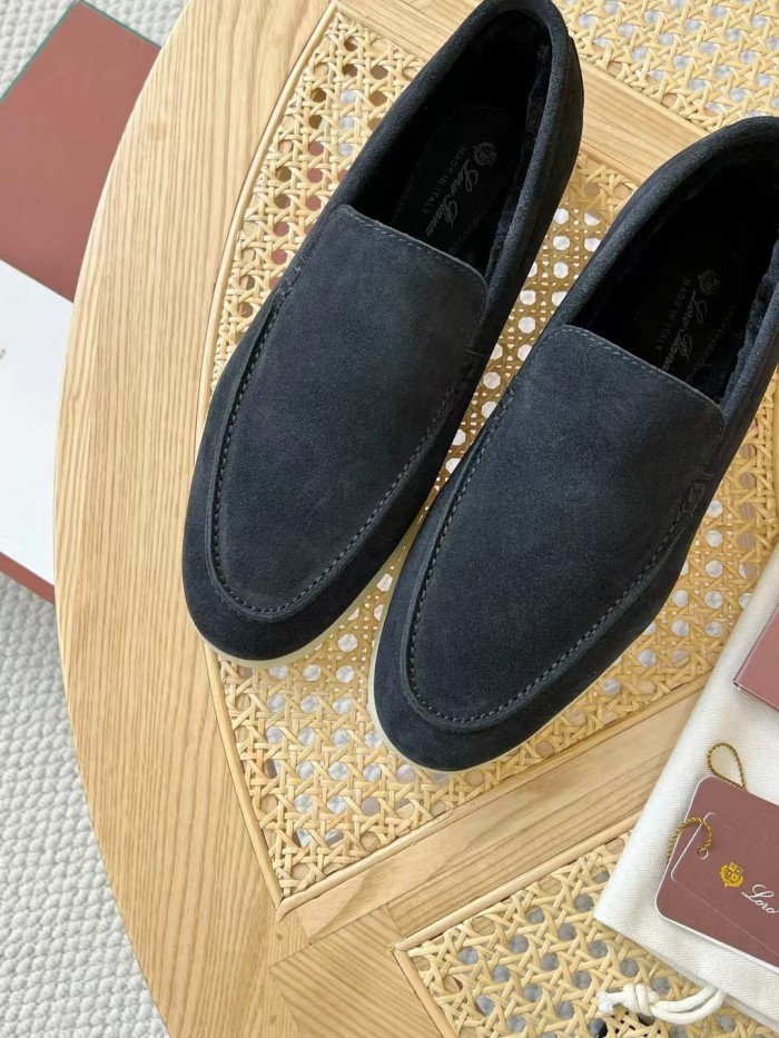 NIGO Loro Piana Men's Spring/Summer Solid Color Suede Leather Loafers Shoes #nigo74937