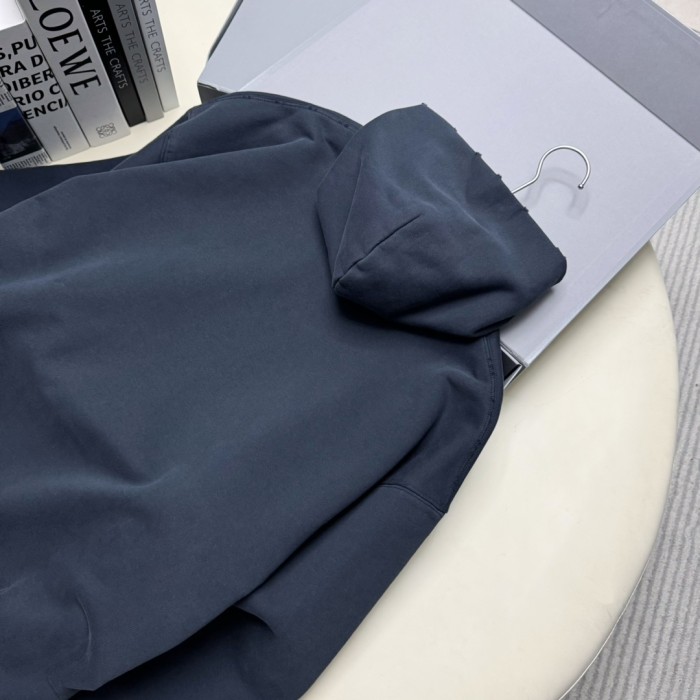 NIGO Balenciaga Men's Spring 3B LIQUIFIED Loose High Street Cotton Logo Print Hooded Sweatshirt #nigo74929
