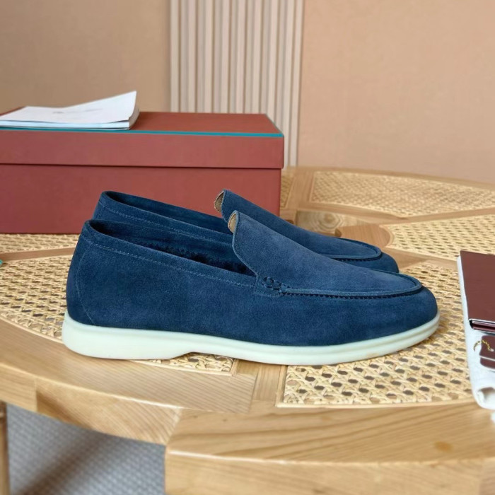 NIGO Loro Piana Men's Spring/Summer Solid Color Suede Leather Loafers Shoes #nigo74937