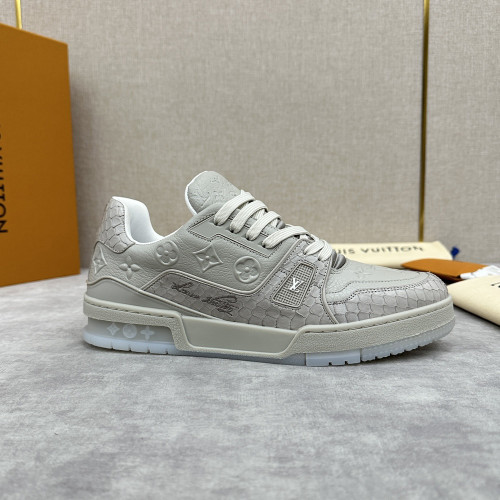 NIGO Louis Vuitton Lv Trainer Men's Fashionable Luxury Cowhide Colour Block Casual Sneakers Shoes #nigo74936