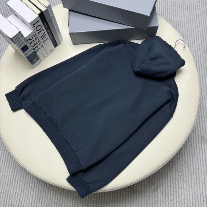 NIGO Balenciaga Men's Spring 3B LIQUIFIED Loose High Street Cotton Logo Print Hooded Sweatshirt #nigo74929