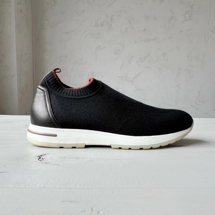 NIGO Loro Piana Men's Solid Color Round Toe Comfort Low Top Knit Life Casual Shoes #nigo74939