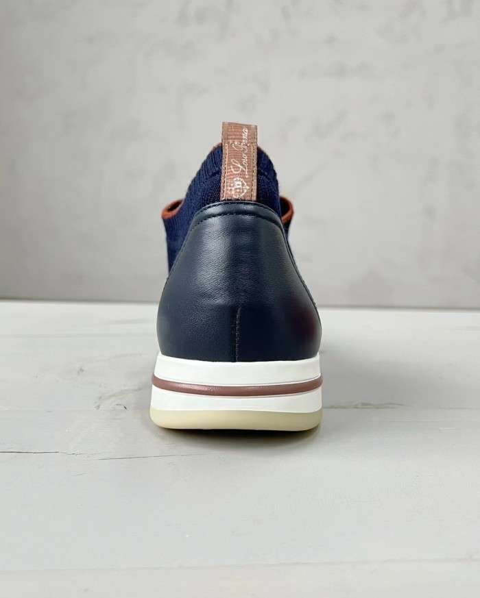 NIGO Loro Piana Men's Solid Color Round Toe Comfort Low Top Knit Life Casual Shoes #nigo74939