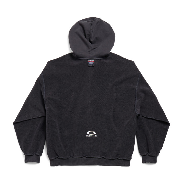 NIGO Balenciaga Men's and Women's Drop Shoulder Hooded Long Sleeve Regular Fit Zipper Sweatshirt Jacket #nigo74953
