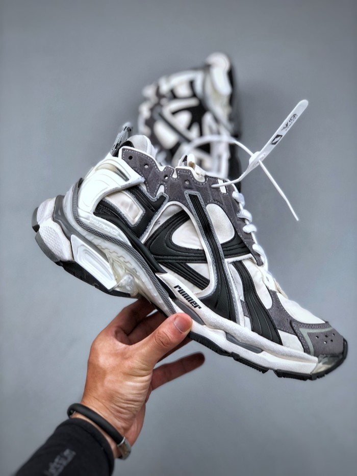 NIGO Balenciaga Runner Men's Women's Low-top Retro Trend Do Old Casual Lace-up Running Shoes #nigo74944