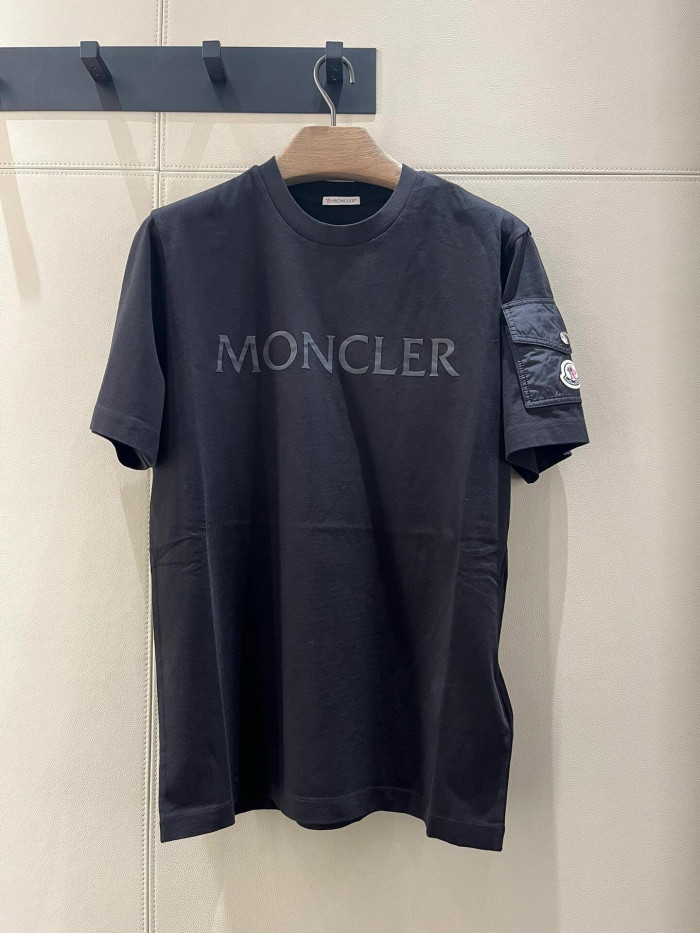 NIGO Moncler Men's Summer Solid Color Letter Logo Printed Round Neck Short Sleeve T-Shirt #nigo74955