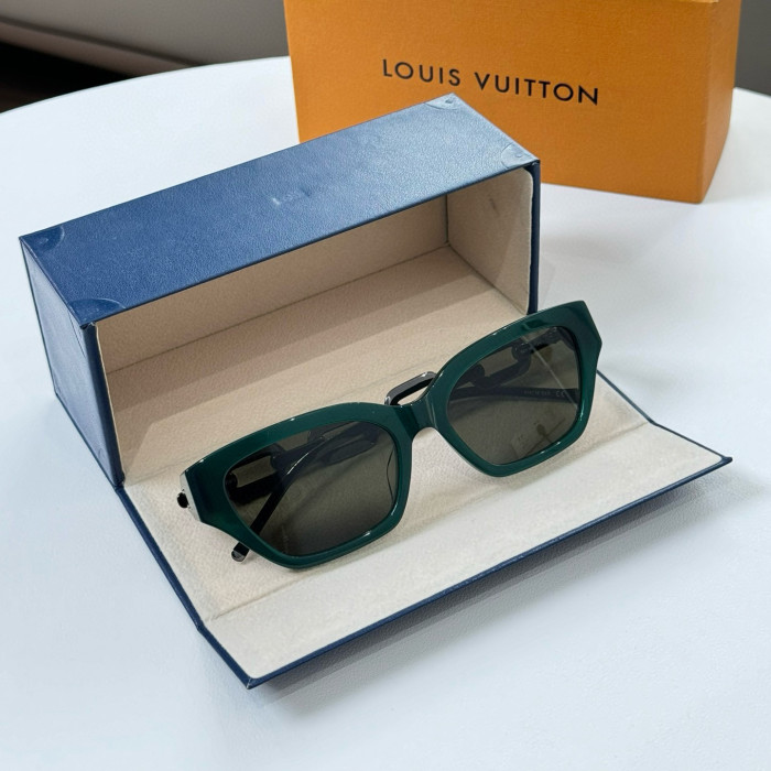 NIGO Louis Vuitton Women's Lens Legs Gold Hollow Out Design Irregular Shape Sunglasses Eyeglasses Glasses #nigo74943