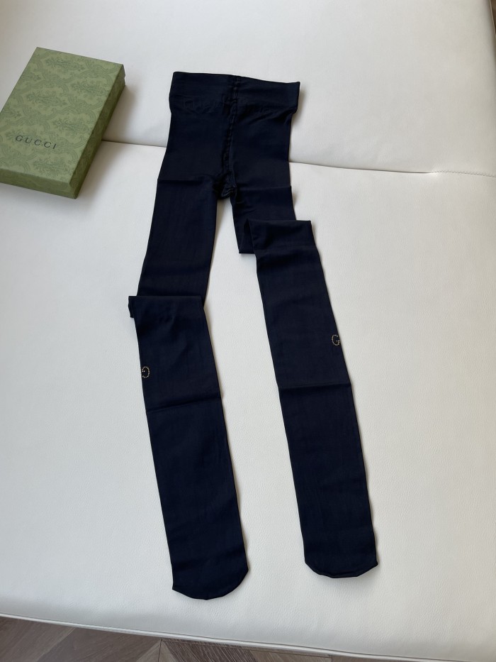 NIGO Gucci Women's Spring/Summer Solid Color Logo Stamping Craft Oversized Stretch Leggings Socks #nigo74951