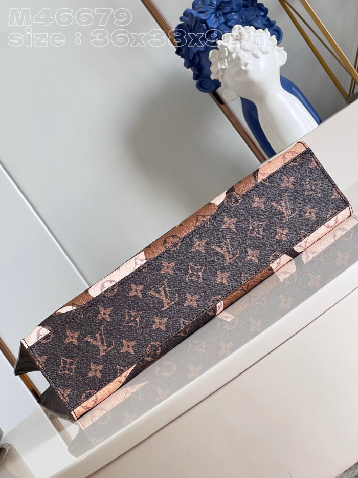 NIGO Louis Vuitton Sac Plat NV Men's Brown Adjustable Removable Shoulder Strap Pattern Printed Coated Canvas and Cowhide Handbag Bag Bags #nigo99862
