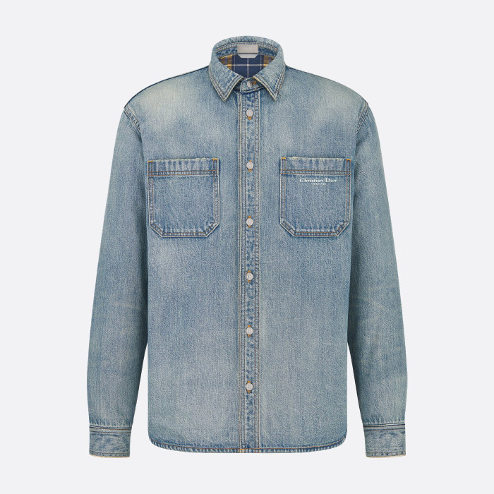 NIGO Dior Men's Spring And Fall Solid Color Embroidered Letters Single Breasted Long Sleeved Denim Jacket Jeans Pants Set Suit #nigo74986