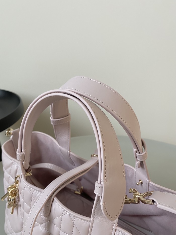 NIGO Dior Women's Solid Color Dior Toujours Handbag Adjustable Handle Cowhide Tote Bag #nigo74996