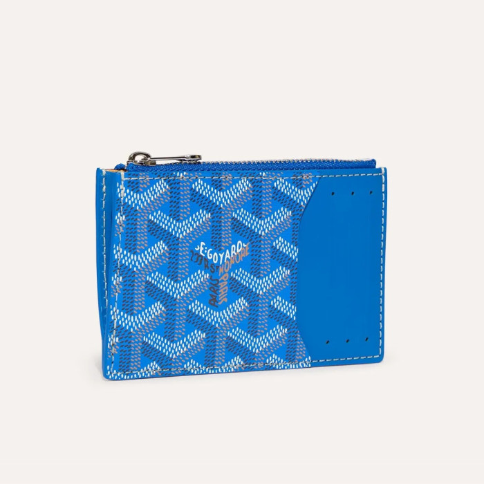 NIGO GOYARD Bourbon Men's and Women's Old Flower Full Print Zipper Closure Canvas Patchwork Leather Card Case Bag Bags #nigo75123