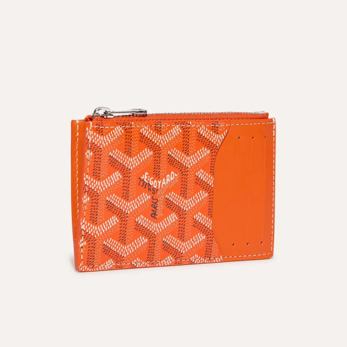 NIGO GOYARD Bourbon Men's and Women's Old Flower Full Print Zipper Closure Canvas Patchwork Leather Card Case Bag Bags #nigo75123