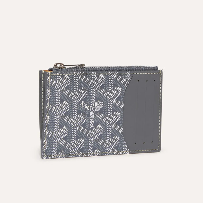 NIGO GOYARD Bourbon Men's and Women's Old Flower Full Print Zipper Closure Canvas Patchwork Leather Card Case Bag Bags #nigo75123