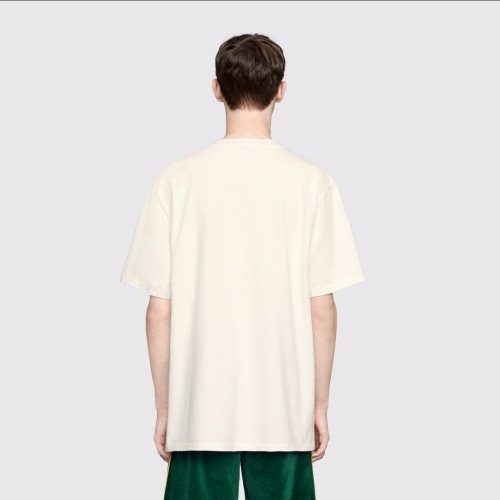 NIGO Gucci Men's Summer Blade Letter Print Round Neck Solid Color Cotton Short Sleeve T-Shirt #nigo75156