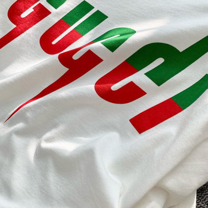 NIGO Gucci Men's Summer Blade Letter Print Round Neck Solid Color Cotton Short Sleeve T-Shirt #nigo75156