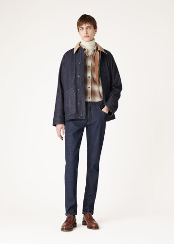 NIGO Loro Piana Men's Spring, Autumn And Winter Check Solid Color Long Sleeve Single Breasted Casual Jack Shirt Ngvp #nigo9886