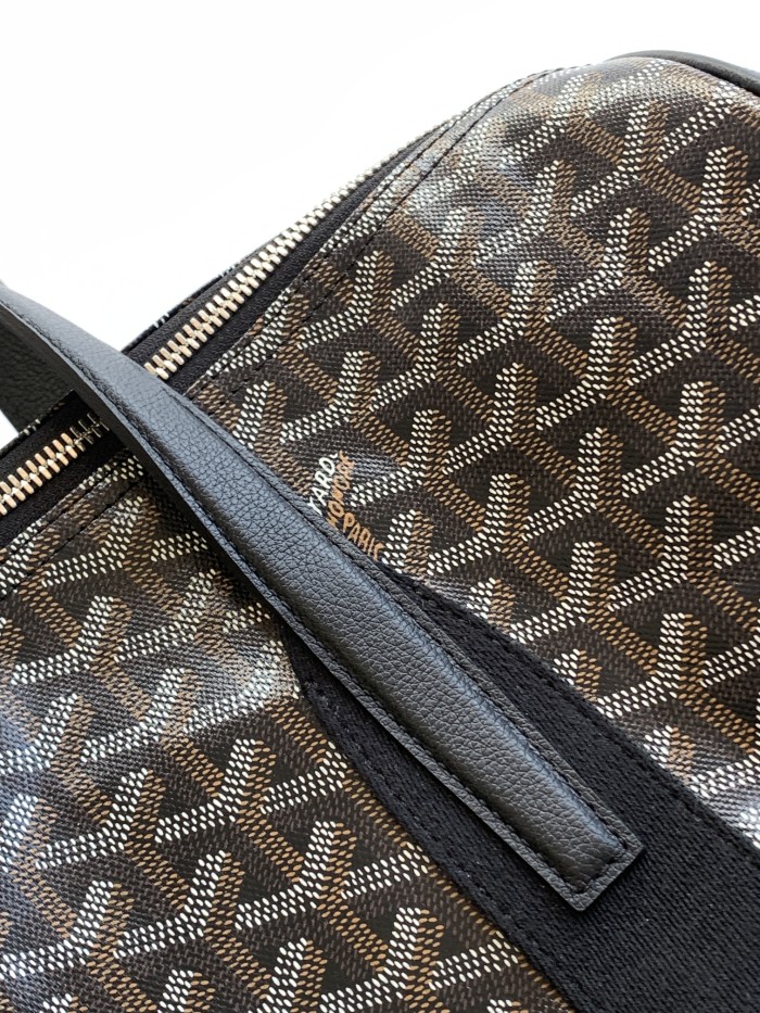 NIGO GOYARD Barrel 40 Men's And Women's Logo Printing Canvas Collocation Calf Leather Sports Bag Travel Bags #nigo75143