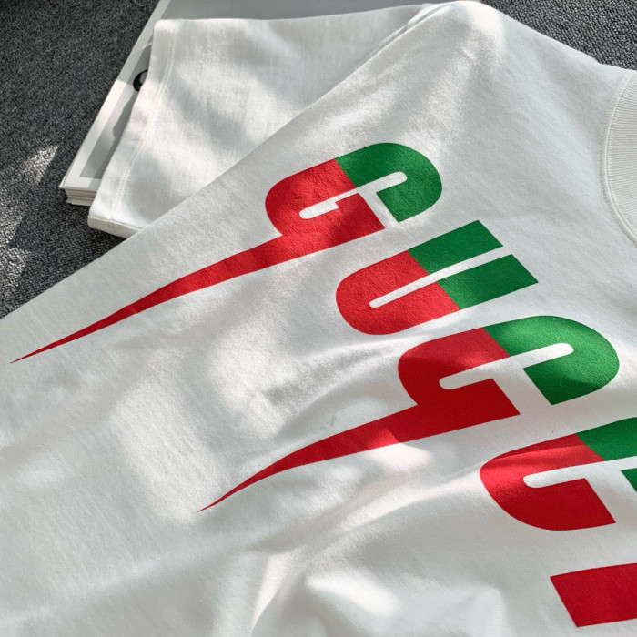 NIGO Gucci Men's Summer Blade Letter Print Round Neck Solid Color Cotton Short Sleeve T-Shirt #nigo75156