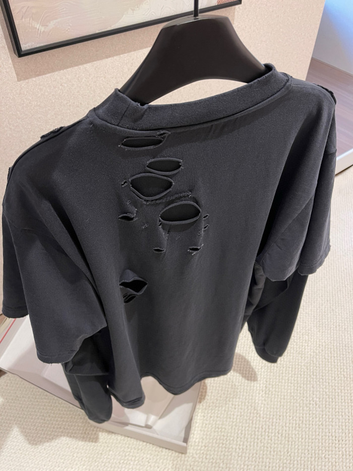 NIGO Balenciaga 3b Sport Icon Medium Fit Layered T-shirt Men's Retro High Street Trend Round Neck Spring And Autumn Fake Two T-shirt #nigo71846