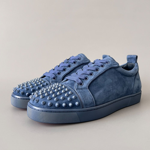 NIGO Christian Louboutin Men's Spring And Autumn Rivets Metal Decoration Fashion Casual Lace-up Trainers Cowhide Hundred Modern Shoes Ngvp #nigo9888