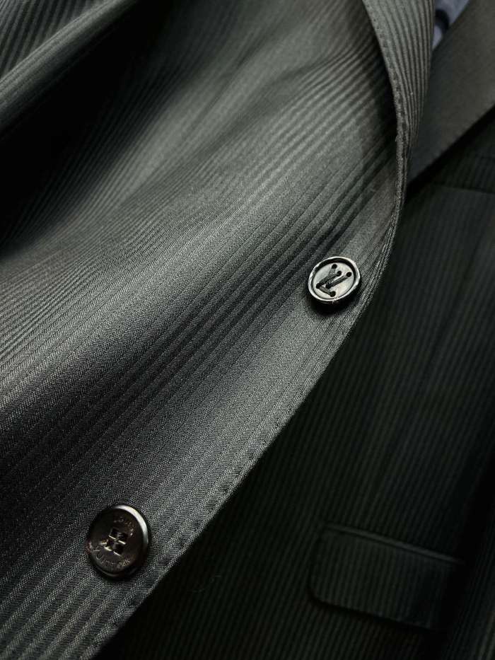 NIGO Louis Vuitton Men's Spring and Autumn Striped Solid Color Lapel Single Breasted Blazer Jacket Casual Pants Ngvp #nigo9897