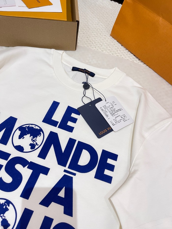 NIGO Louis Vuitton Men's Spring/Summer Graphic Cotton Letter Print Casual Fit Short Sleeve T-Shirt #nigo71828