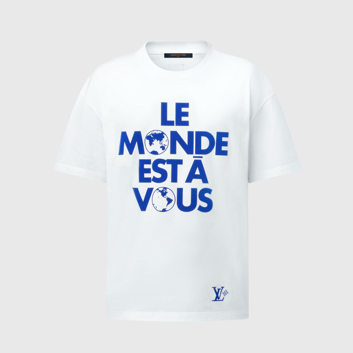NIGO Louis Vuitton Men's Spring/Summer Graphic Cotton Letter Print Casual Fit Short Sleeve T-Shirt #nigo71828