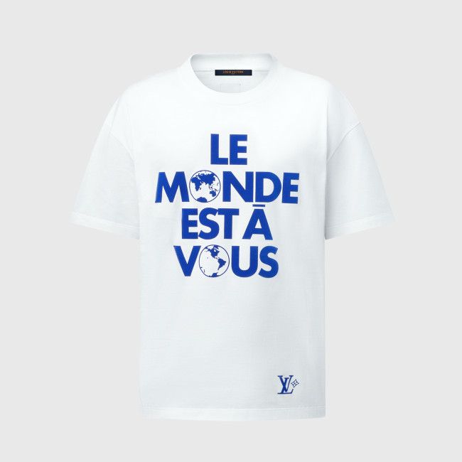 NIGO Louis Vuitton Men's Spring/Summer Graphic Cotton Letter Print Casual Fit Short Sleeve T-Shirt #nigo71828