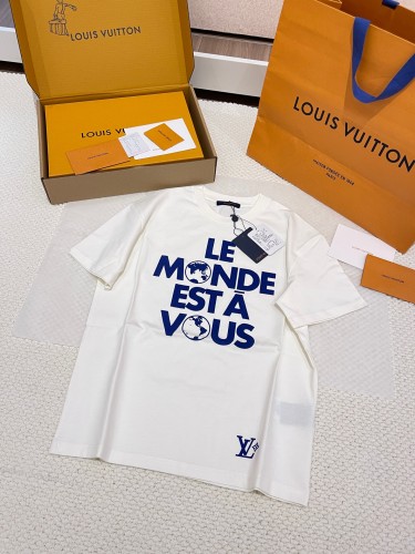 NIGO Louis Vuitton Men's Spring/Summer Graphic Cotton Letter Print Casual Fit Short Sleeve T-Shirt #nigo71828