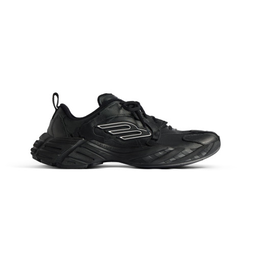 NIGO Balenciaga Men's Women's MONDAY Sneakers Round Toe Lace Up Solid Color Cow Leather Low Top Casual Shoes #nigo71835