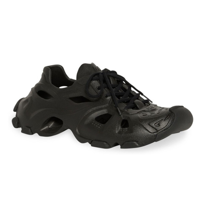 NIGO Balenciaga Men's Spring, Summer And Autumn Round Toe Solid Color Rubber Lace Up Low Top Sports Casual Shoes #nigo71872