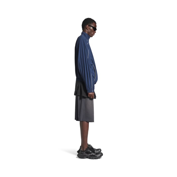 NIGO Balenciaga Men's Spring And Autumn Solid Color Loop Sports Icon Embroidered High Neck Long Sleeve Loose Fit Tracksuit Jacket #nigo71873