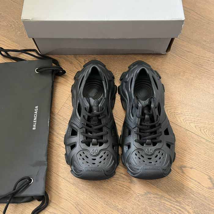 NIGO Balenciaga Men's Spring, Summer And Autumn Round Toe Solid Color Rubber Lace Up Low Top Sports Casual Shoes #nigo71872