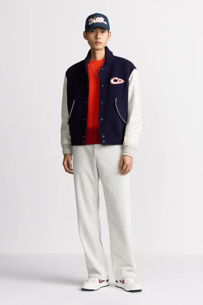 NIGO Dior Men's Dior And Kaws Sweater Spring, Fall And Winter Embroidered Crew Neck Gradient Long Sleeve Sweater #nigo71836