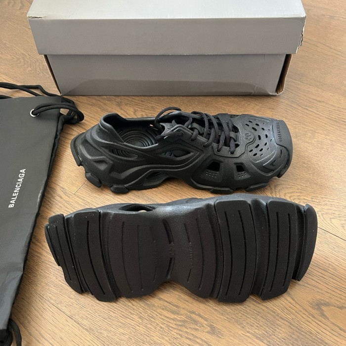 NIGO Balenciaga Men's Spring, Summer And Autumn Round Toe Solid Color Rubber Lace Up Low Top Sports Casual Shoes #nigo71872