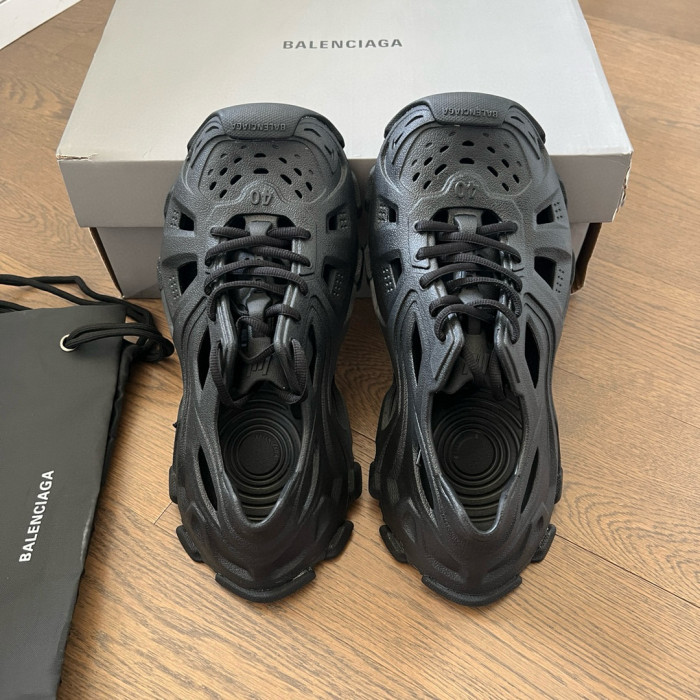 NIGO Balenciaga Men's Spring, Summer And Autumn Round Toe Solid Color Rubber Lace Up Low Top Sports Casual Shoes #nigo71872