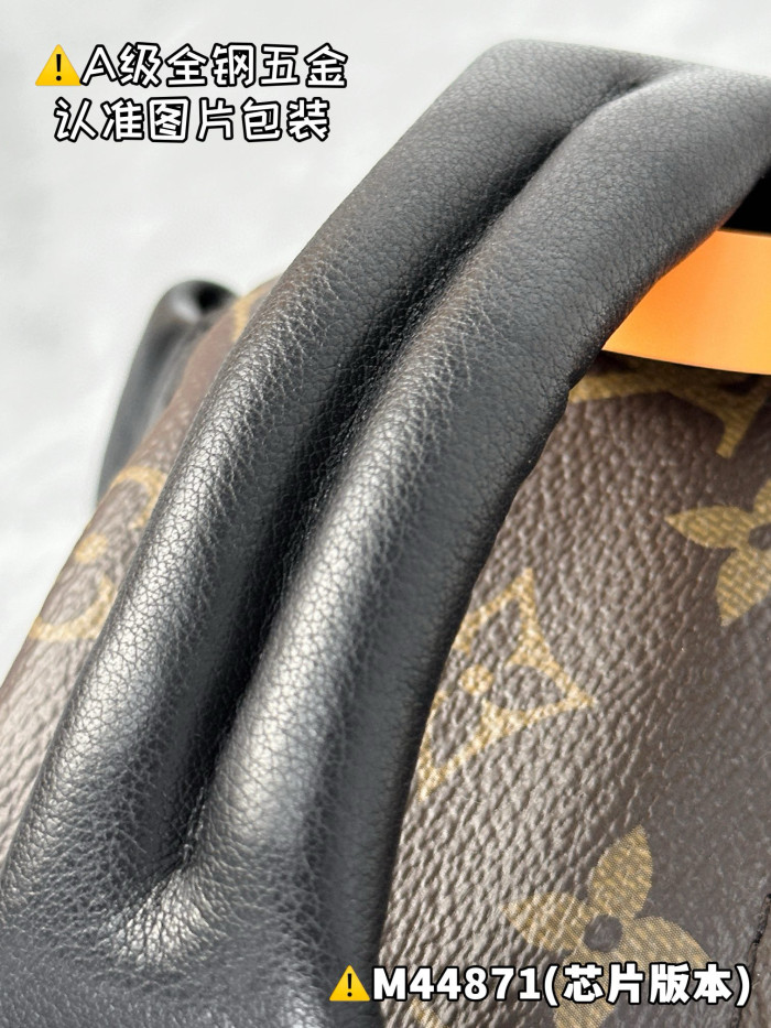 NIGO Louis Vuitton Women's Palm Springs Small Shoulder Bag Logo Printed Zipper Closure Cowhide Backpack Solid Color Casual Bags #nigo71892
