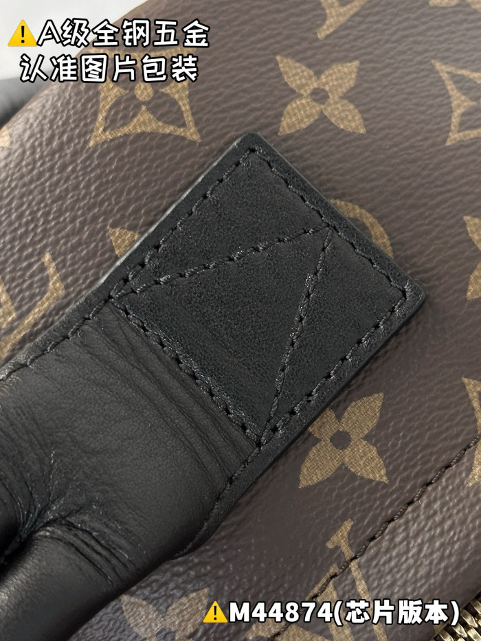 NIGO Louis Vuitton Women's Palm Springs Medium Shoulder Bag Logo Printed Zipper Closure Cowhide Backpack Solid Color Casual Bags #nigo71874