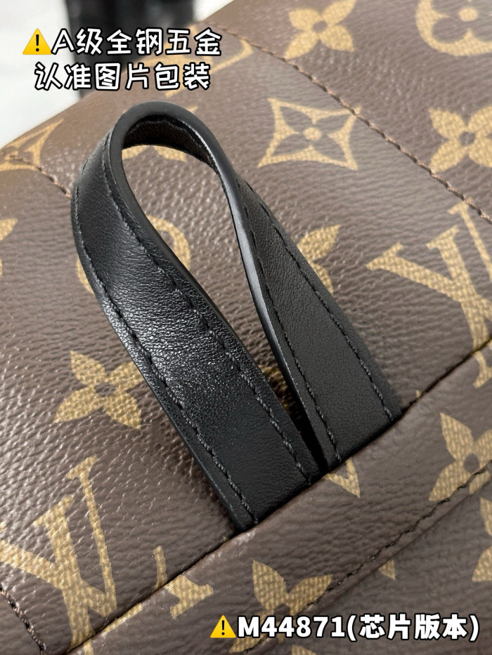 NIGO Louis Vuitton Women's Palm Springs Small Shoulder Bag Logo Printed Zipper Closure Cowhide Backpack Solid Color Casual Bags #nigo71892