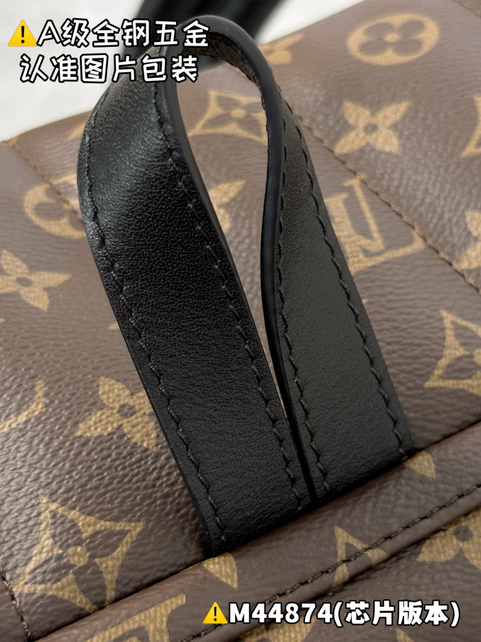 NIGO Louis Vuitton Women's Palm Springs Medium Shoulder Bag Logo Printed Zipper Closure Cowhide Backpack Solid Color Casual Bags #nigo71874