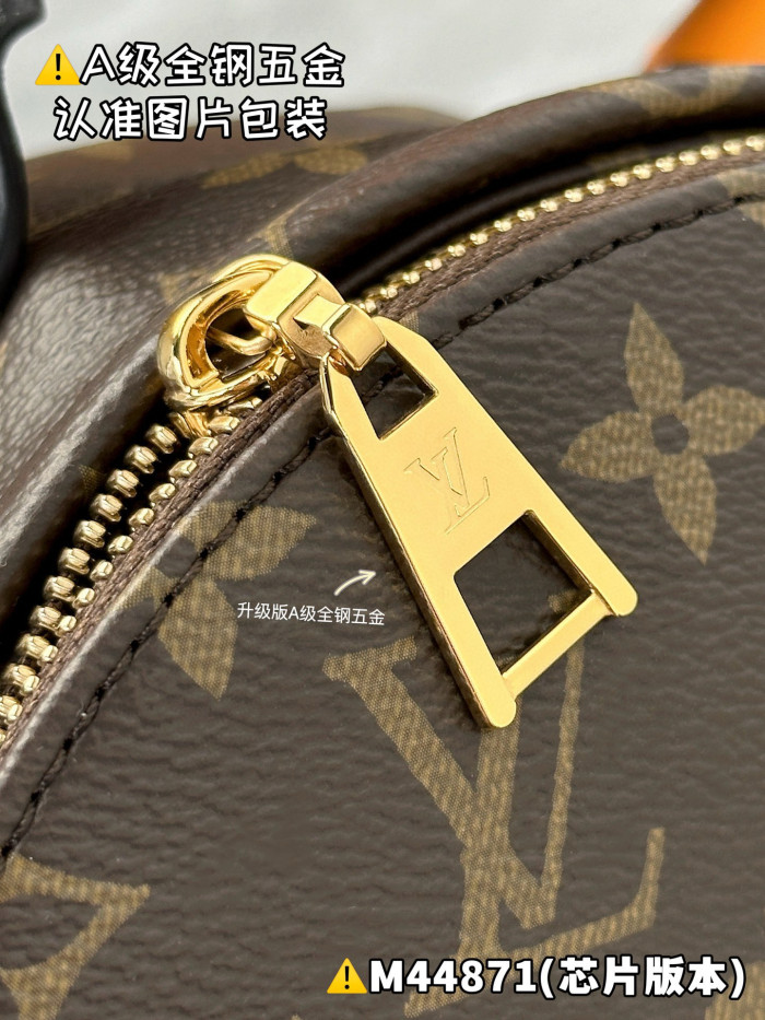NIGO Louis Vuitton Women's Palm Springs Small Shoulder Bag Logo Printed Zipper Closure Cowhide Backpack Solid Color Casual Bags #nigo71892