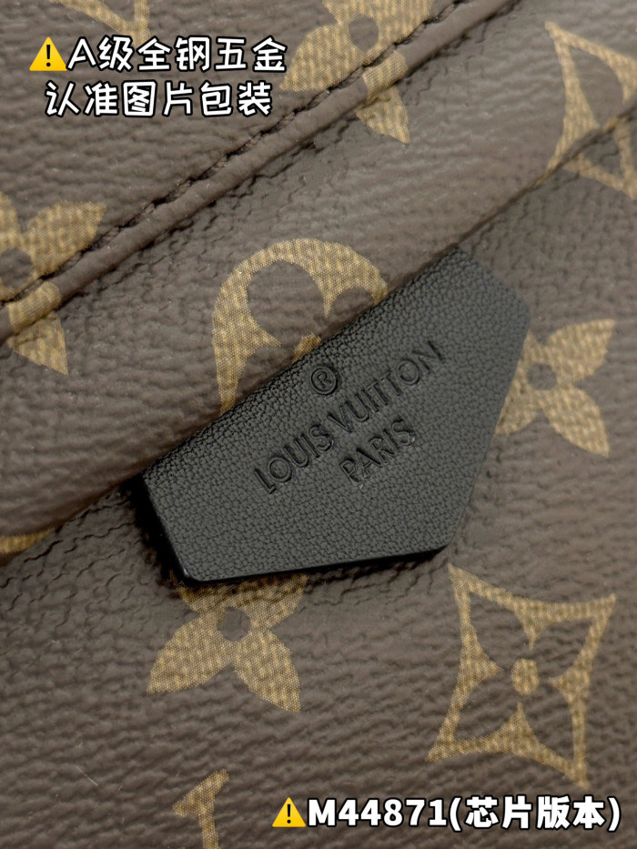 NIGO Louis Vuitton Women's Palm Springs Small Shoulder Bag Logo Printed Zipper Closure Cowhide Backpack Solid Color Casual Bags #nigo71892