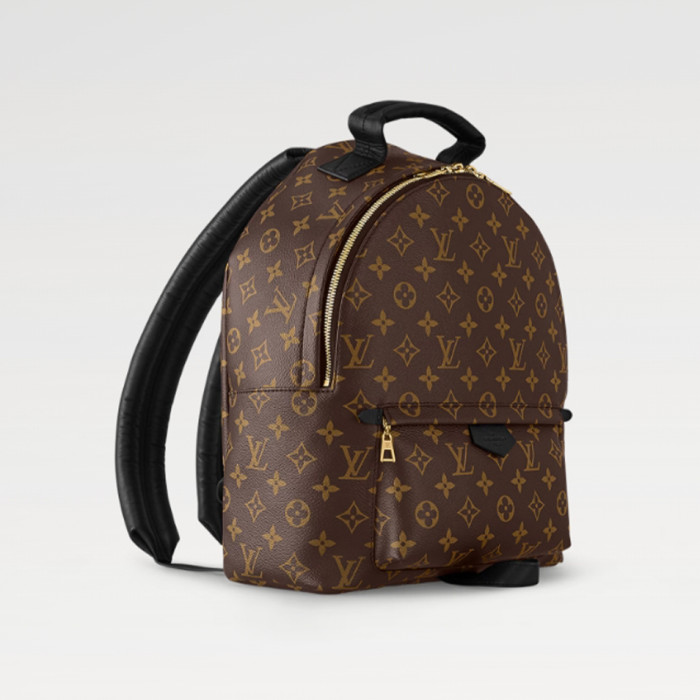 NIGO Louis Vuitton Women's Palm Springs Medium Shoulder Bag Logo Printed Zipper Closure Cowhide Backpack Solid Color Casual Bags #nigo71874