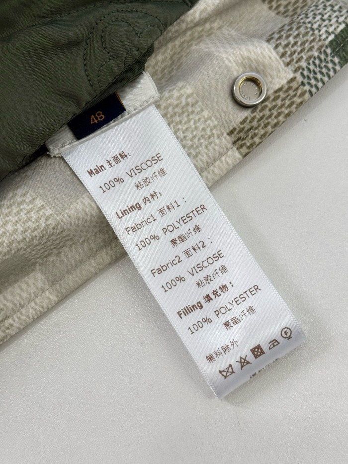NIGO Louis Vuitton ﻿ Men's Spring Graphic Coach Jacket Jacquard Drawstring Hem Long Sleeve Single Breasted Coat #nigo71876