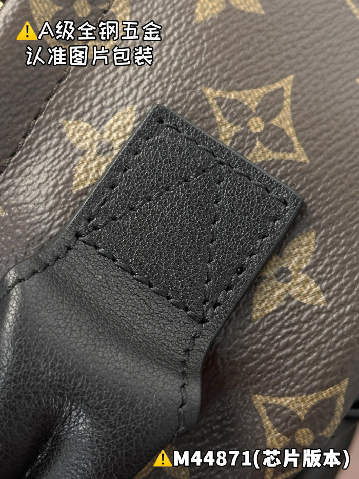 NIGO Louis Vuitton Women's Palm Springs Small Shoulder Bag Logo Printed Zipper Closure Cowhide Backpack Solid Color Casual Bags #nigo71892